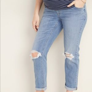 Old Navy Maternity Distressed Jeans 8 Short